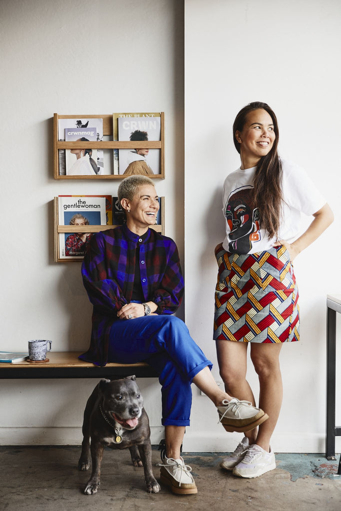 Best friends and founders of Migrant Coffee, Stacey + Melodee