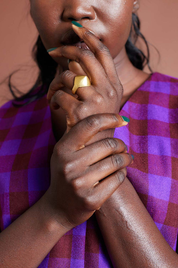 Dome Brass Ring | Collective Closets