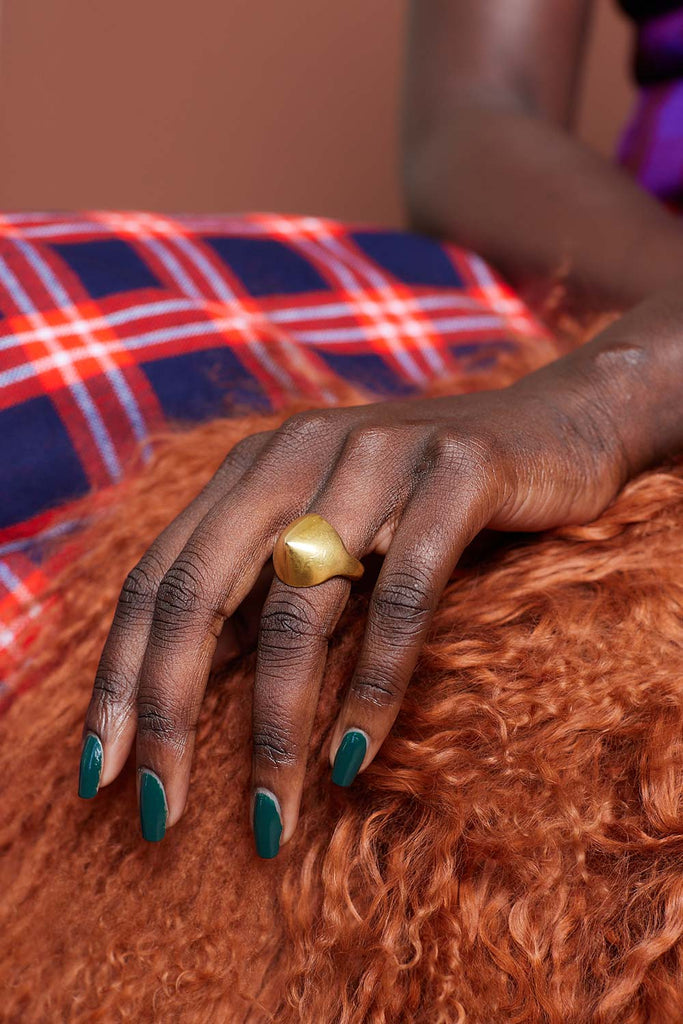 Dome Brass Ring | Jewellery