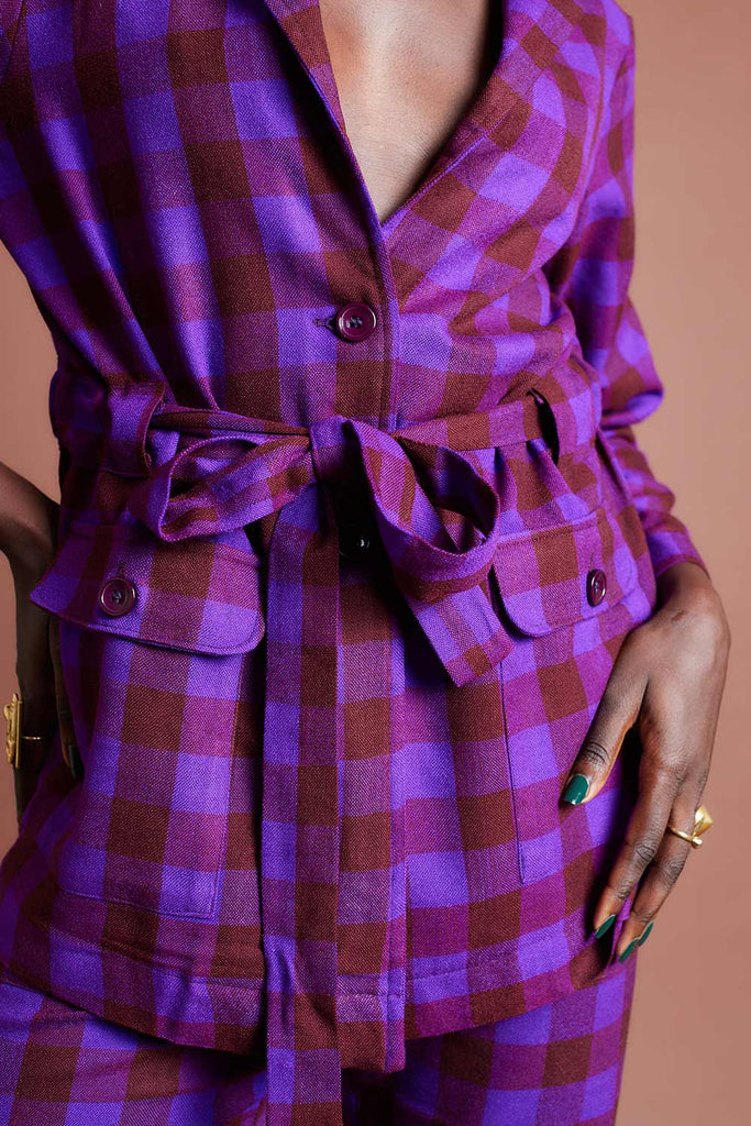 Koti Blazer Evolve | Collective Closets | Royal Purple