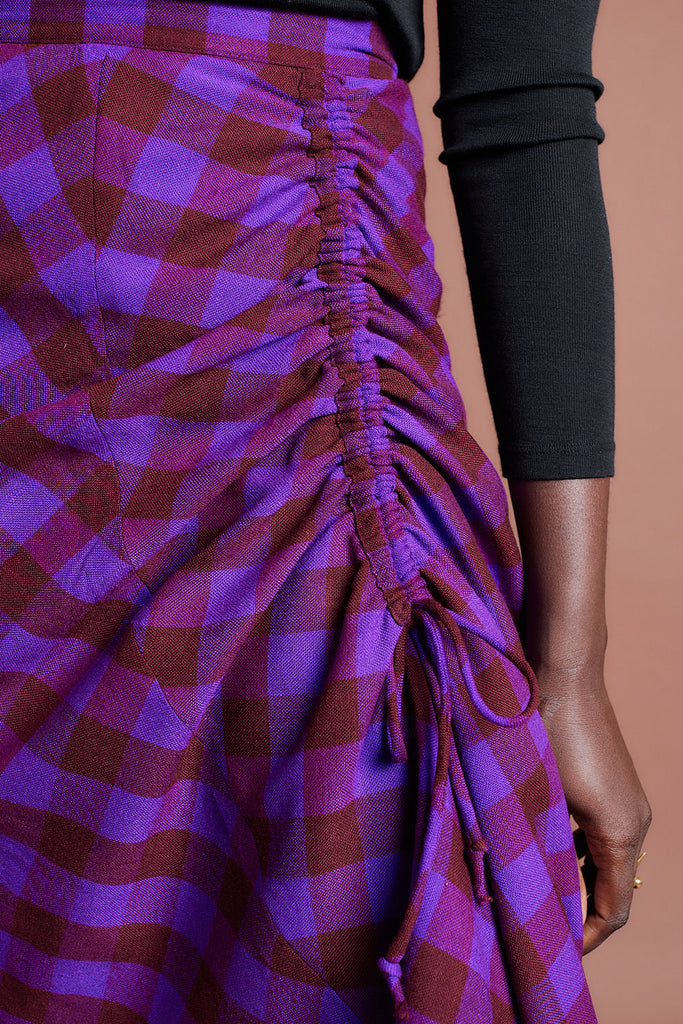 Twill Drawstring Skirt | Collective Closets